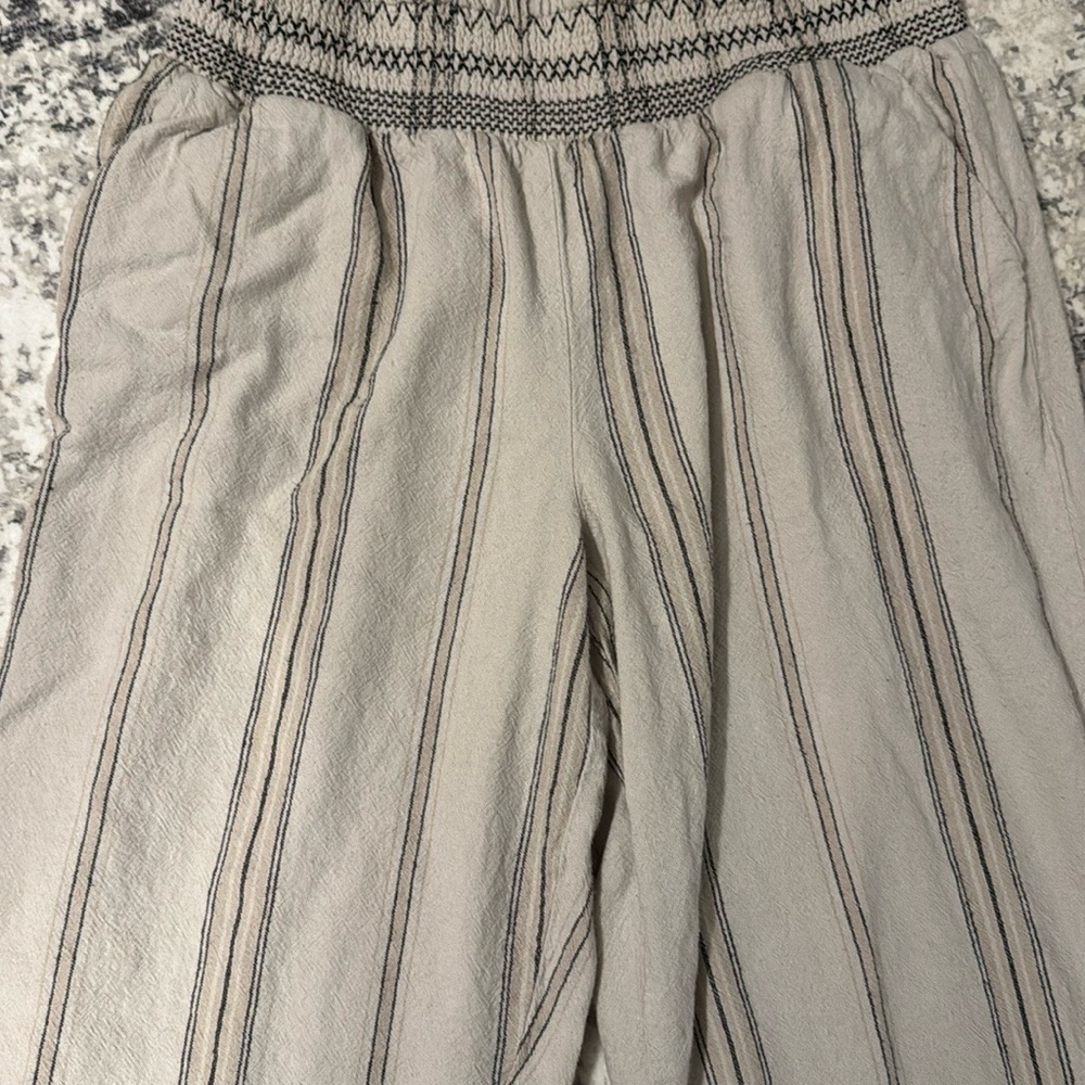 Maurices Linen Wide Leg Pant - Picture 2 of 6